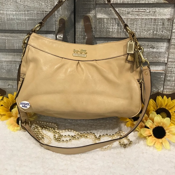 COACH Madison Tan Leather Shoulder bag 13250 VGC! - Picture 2 of 12